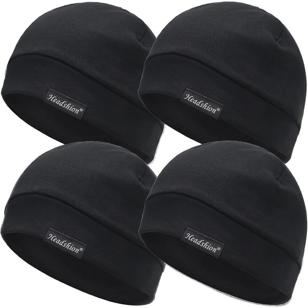 Cotton Modal Skull Caps Pack Unisex Breathable Lightweight Chemo Beanies